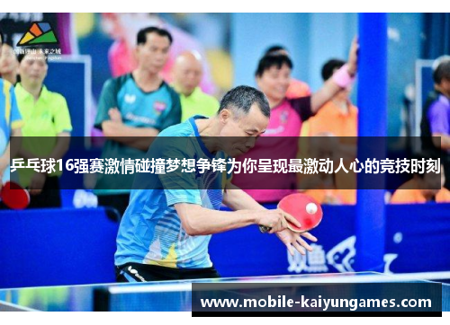 乒乓球16强赛激情碰撞梦想争锋为你呈现最激动人心的竞技时刻