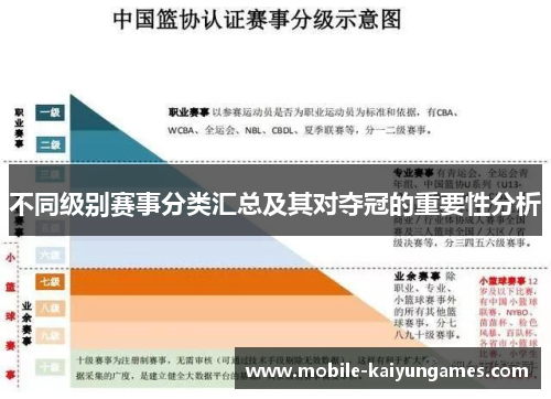 不同级别赛事分类汇总及其对夺冠的重要性分析